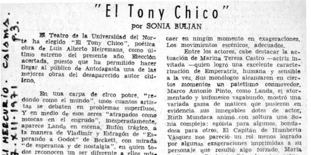 El Tony chico