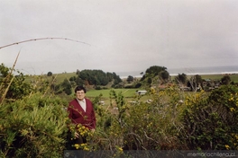 Fidel Sepúlveda Llanos en Cobquecura, ca. 1990