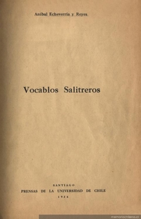 Vocablos salitreros