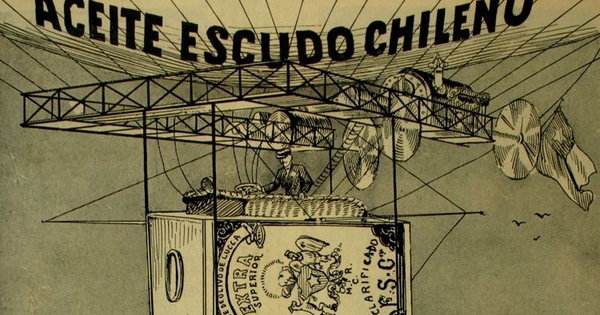 Aceite escudo chileno, 1905