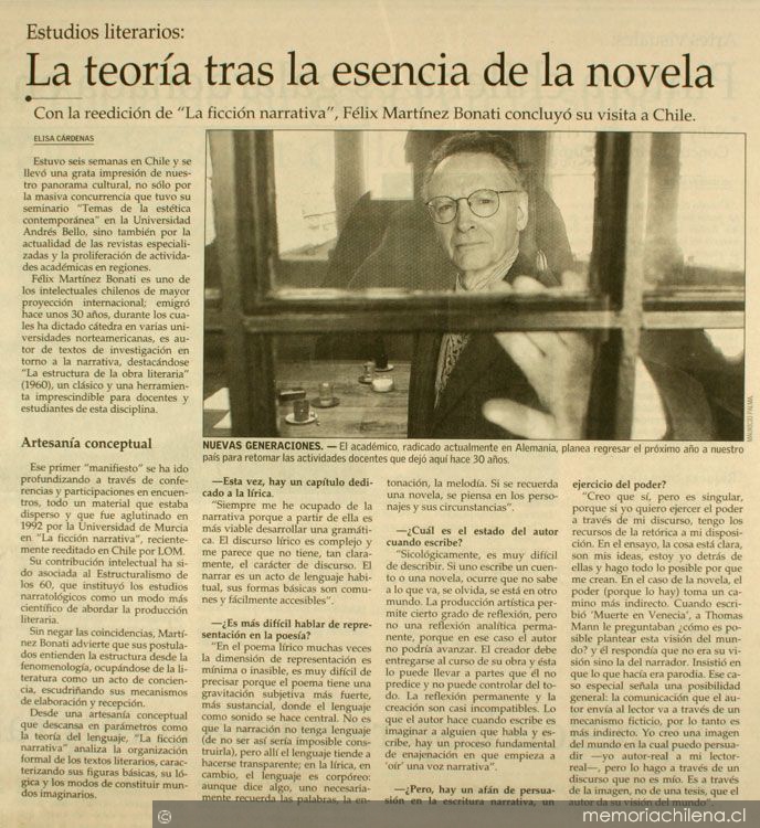 La teoría tras la esencia de la novela