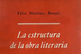 La estructura de la obra literaria: (una investigación de filosofía del lenguaje y estética)