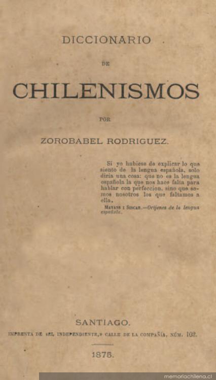 Diccionario de chilenismos