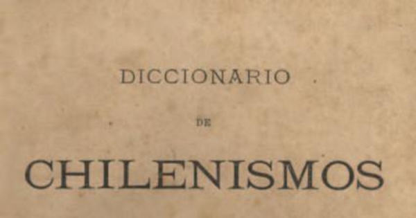 Diccionario de chilenismos