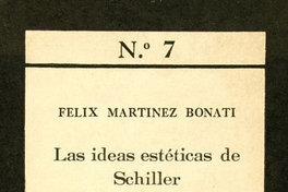 Las ideas estéticas de Schiller