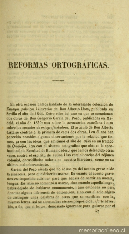 Reformas ortográficas