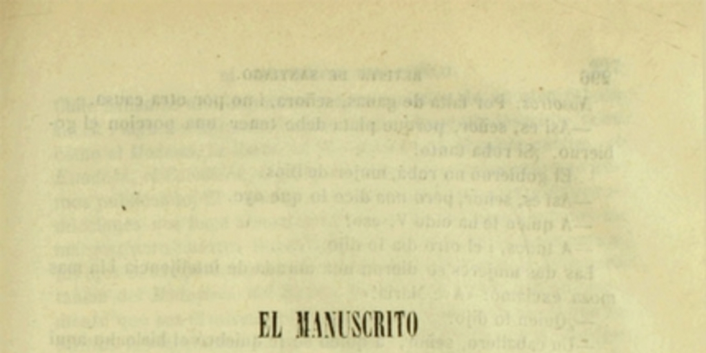 El manuscrito del diablo