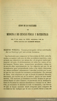 Causas principales de las enfermedades en Santiago