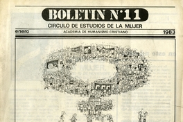 Boletín del Círculo de Estudios de la Mujer ; n° 11, 1983