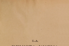 La Revista nueva: año 1, tomo I, abril-julio de 1900