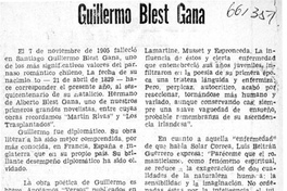 Guillermo Blest Gana