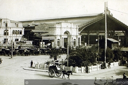 Estación Central y plaza Argentina, ca. 1910