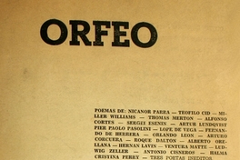 Orfeo: año II, nº 6-7, junio-julio de 1964