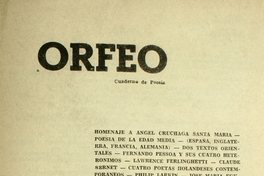 Orfeo: nº 9-10, 1965