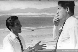 Rolando Cárdenas junto a Ronnie Muñoz, 1968, La Serena