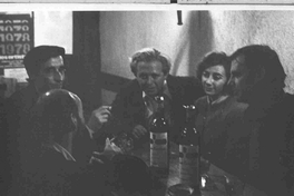 Rolando Cárdenas, Juan Cameron, Angélica Selman y Jorge Teillier, Refugio López Velarde, SECH, 1980