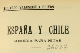 España y Chile: comedia para niñas