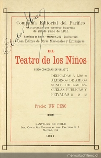 El teatro de los niños: dedicados a los alumnos de ambos sexos de las escuelas públicas y privadas