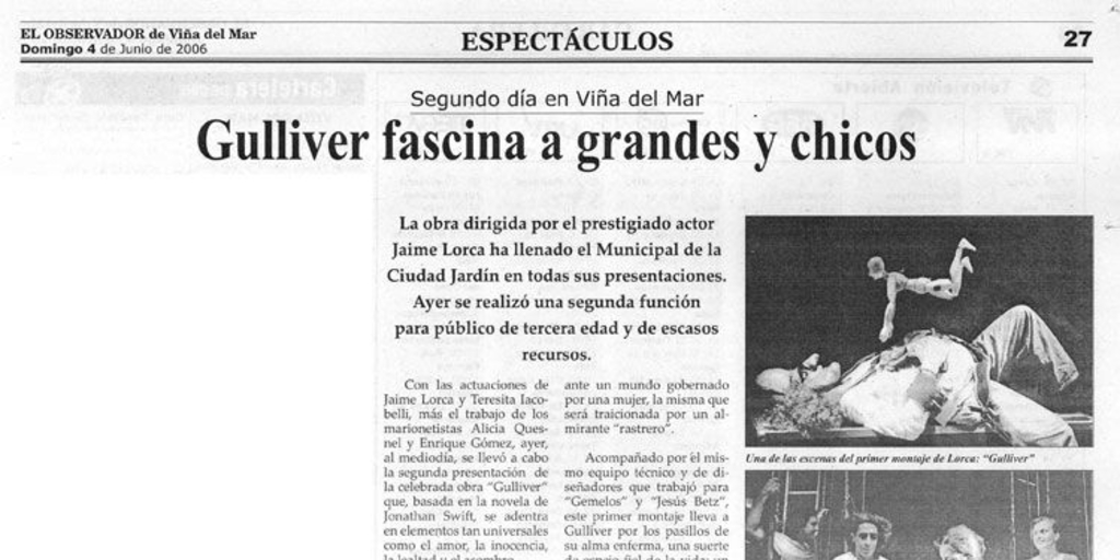 Gulliver fascina a grandes y chicos