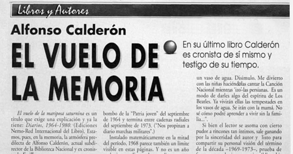 El vuelo de la memoria