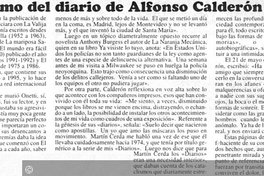 Octavo tomo del diario de Alfonso Calderón