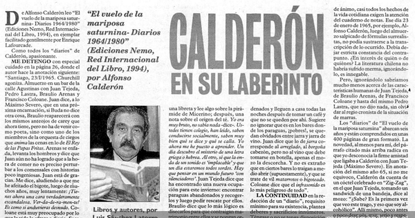 Calderón en su laberinto