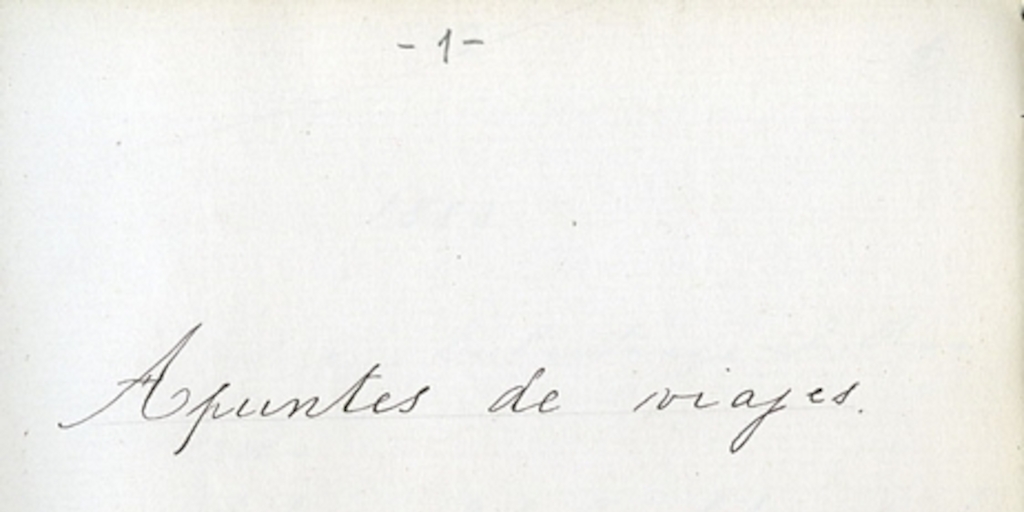 Diario de viaje: 1880-1902 [manuscrito]