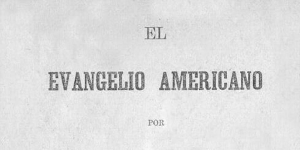 El evangelio americano