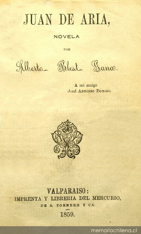 Juan de Aria : novela