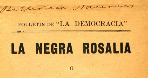 La negra Rosalia, o, El club de los picarones