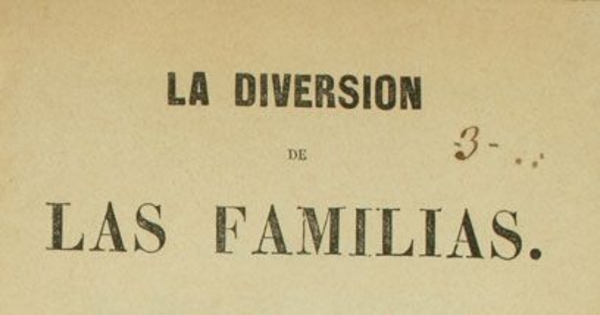 La diversión de las familias : tomo I