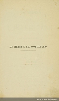 Los misterios del confesionario: novela de costumbres: tomo 1