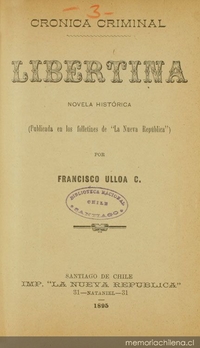 Libertina: novela histórica