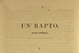 Un rapto: novela histórica