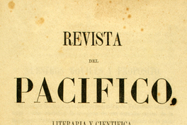 Portada de Revista del Pacífico: tomo 2, 1860