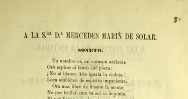 Poemas de "Una madre", seudónimo de Rosario Orrego, y de Mercedes Marín del Solar, publicados en Revista del Pacífico