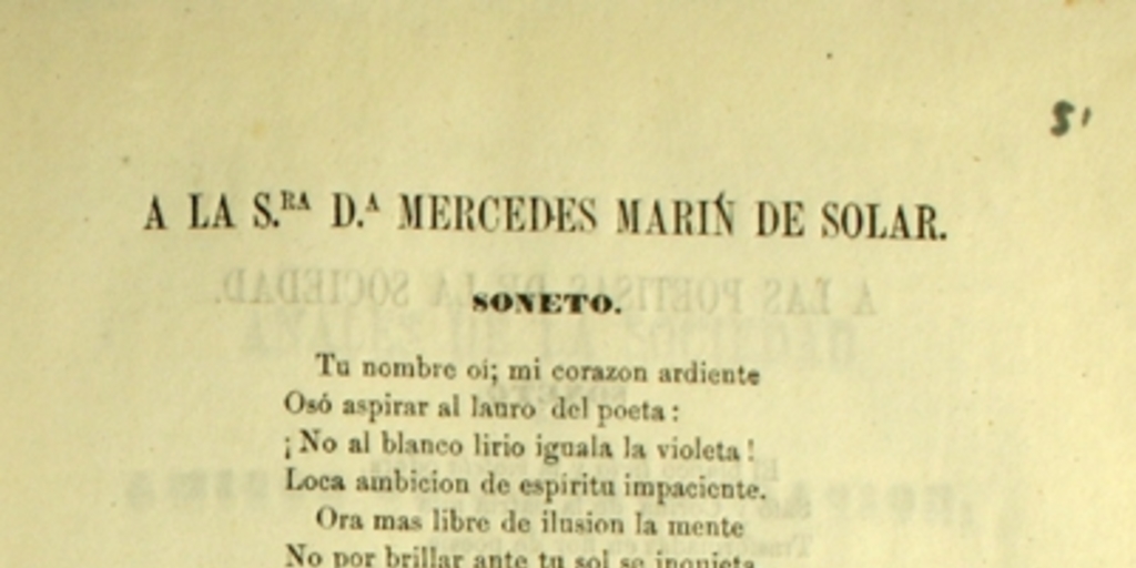 Poemas de "Una madre", seudónimo de Rosario Orrego, y de Mercedes Marín del Solar, publicados en Revista del Pacífico