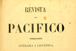 Portada de Revista del Pacífico: tomo 3, 1860