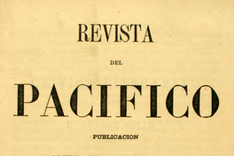 Portada de Revista del Pacífico: tomo 4, 1861