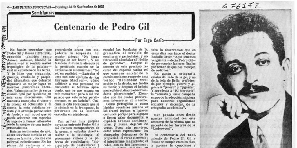 Centenario de Pedro Gil