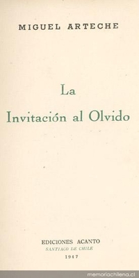 La invitación al olvido