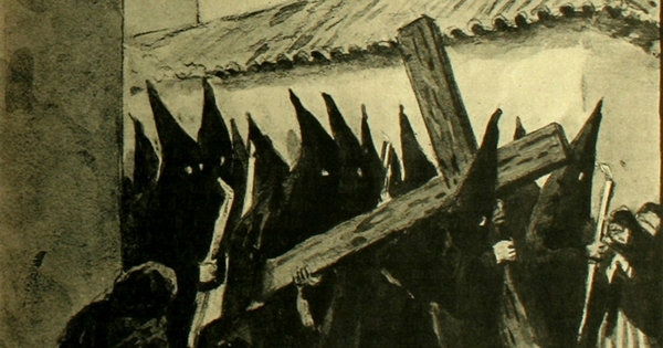 Ilustración para "A la sombra de la horca", de Joaquín Díaz Garcés, 1913