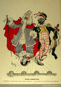 Caricatura en revista Zig-Zag, 22 de abril de 1906