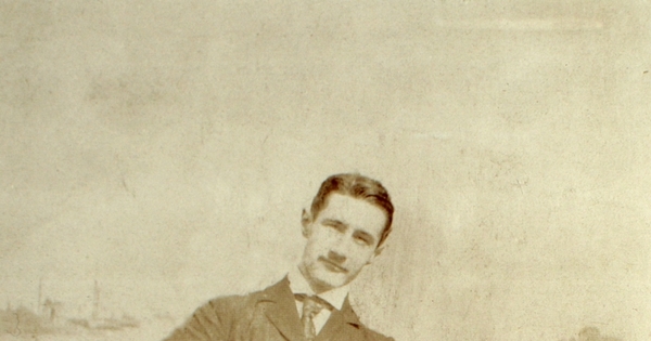 Pedro Subercaseaux durante sus años de estudiante en la Real Academia de Bellas Artes en Berlín