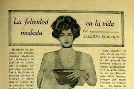 "La felicidad en la vida modesta"