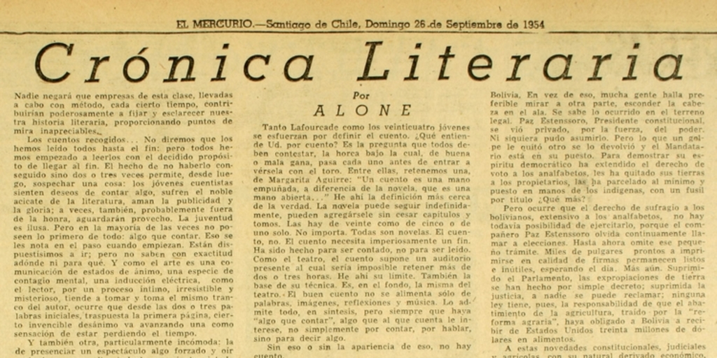 Crónica literaria