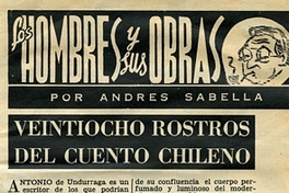 Veintiocho rostros del cuento chileno