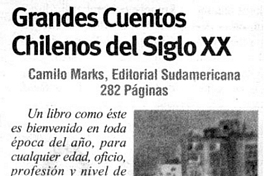 Grandes cuentos chilenos del siglo XX