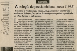 Antología de poesía chilena nueva (1935)