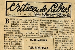 Crítica de libros: Antología de medio siglo